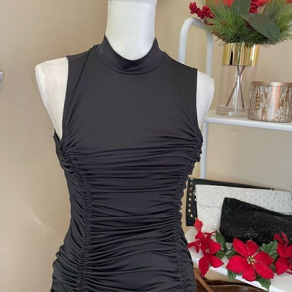 Heart N Hips| Small| Rouched| Bodycon| Mini| Has lots of stretch - Picture 5 of 14